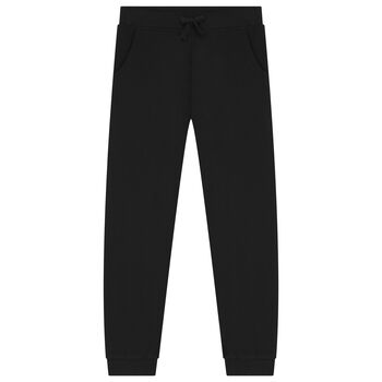 Boys Black Logo Joggers