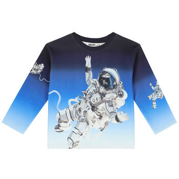Boys Blue Astronaut Sweatshirt