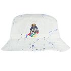 Ralph Lauren Boys White Logo Hat | Junior Couture UAE