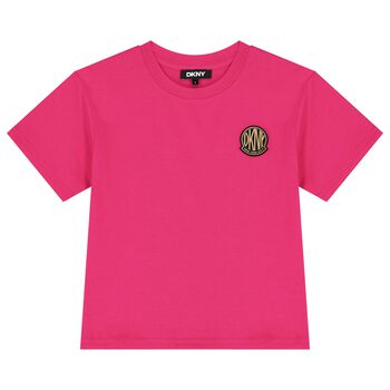 Girls Pink Logo T-Shirt