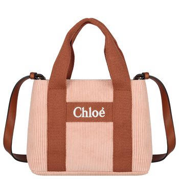 Girls Pink Logo Handbag