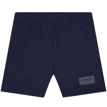 Navy Blue Logo Shorts