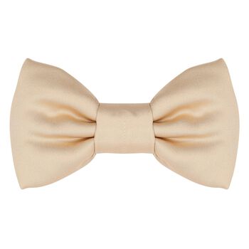 Girls Beige Bow Hairclip