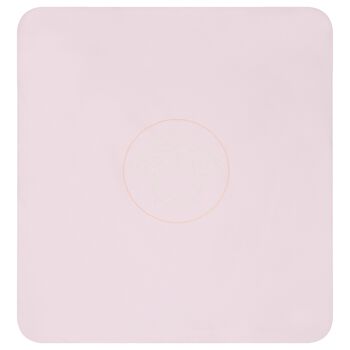 Baby Girls Pink & White Medussa Logo Blanket