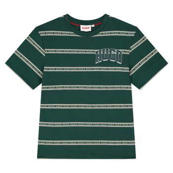 Boys Green Logo T-Shirt