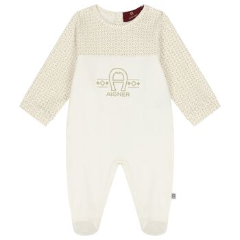 Ivory Logo Babygrow