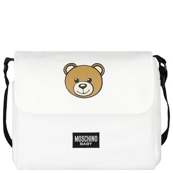 Ivory Teddy Bear Logo Baby Changing Bag