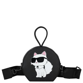 Girls Black Choupette Handbag