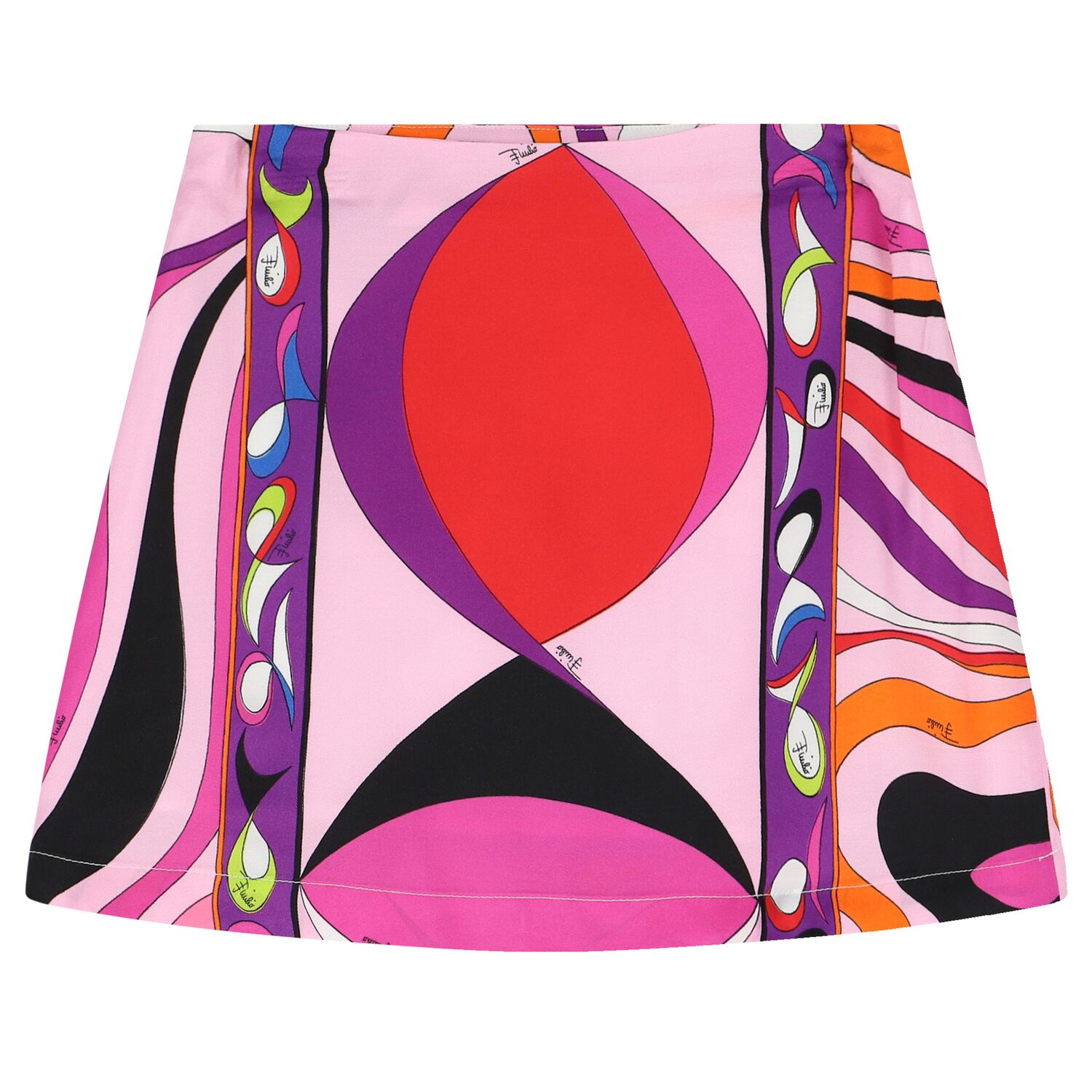 Pucci Girls Multi-Coloured Iride Skirt | Junior Couture UAE