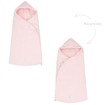 Girls Pink Reversible Baby Nest