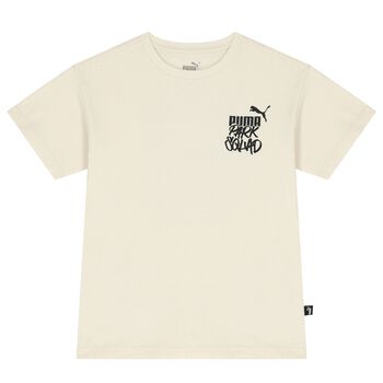 Boys Ivory Logo T-Shirt