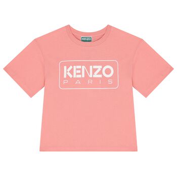 Girls Pink Logo T-Shirt