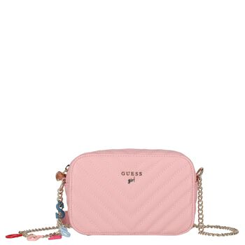 Girls Pink Logo Handbag