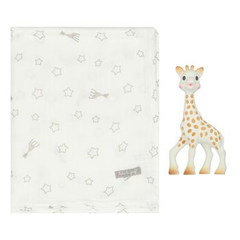 Giraffe Baby Teether & Muslin Set
