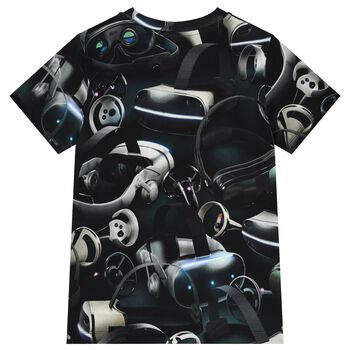 Boys Black VR Box T-Shirt