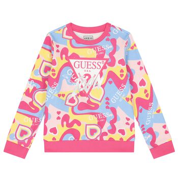 Girls Multi-Coloured Logo Sweatshirt