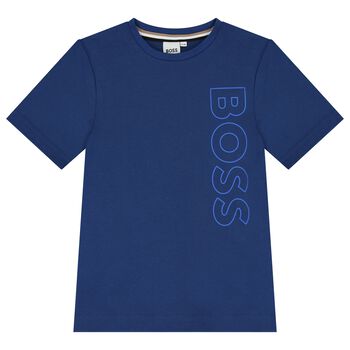 Boys Blue Logo T-Shirt