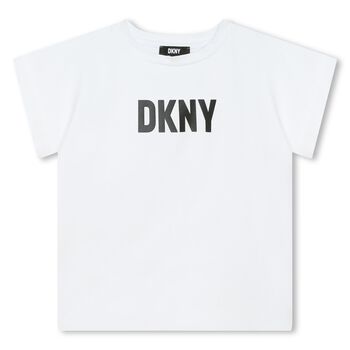 DKNY Girls Black Logo Leggings