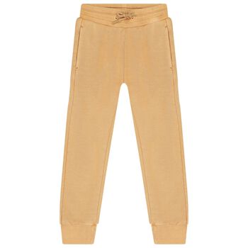 Beige Smiley Joggers