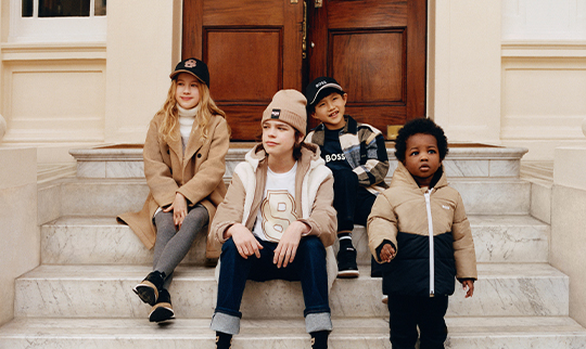 Kids hugo boss tops hotsell